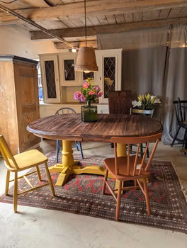 Renoverat bord med extra skiva