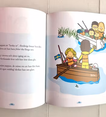 Leja li, pappan och fisken