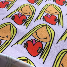 Ekologisk bomullstrikå 0,5 m, Rosa