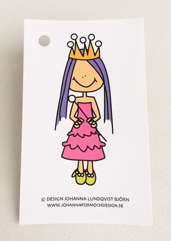 Minikort - Prinsessa