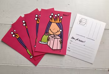 Kalasinbjudan 5-pack, prinsessan