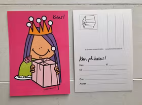 Kalasinbjudan 5-pack, prinsessan