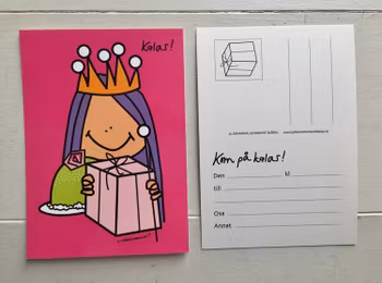 Kalasinbjudan 5-pack, prinsessan