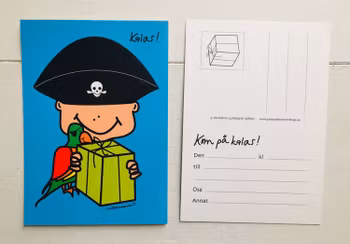 Kalasinbjudan 5-pack, pirat
