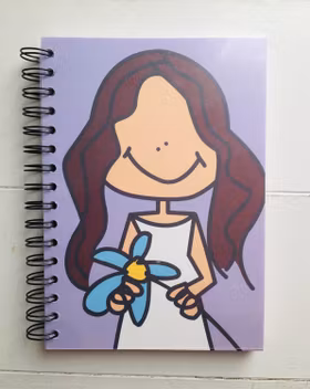 Skrivbok/spiralbok Gabriella