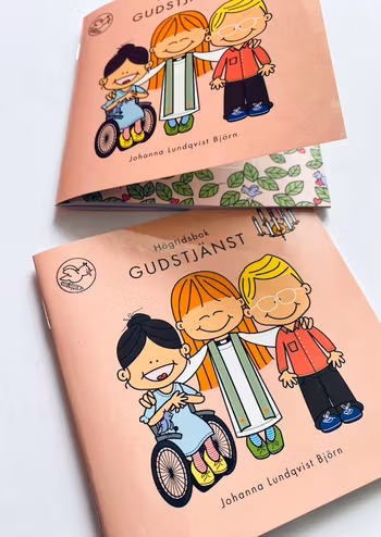 Högtidsbok Gudstjänst - Liten fyll-i-bok för barn 3-9 år