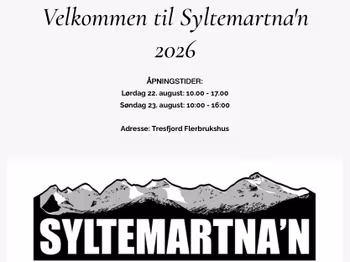 Valmue - Lørdag 22.august kl. 13.00, Syltemartna`n Tresfjord