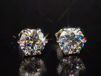 2.78ctw Lab Diamant Øredobber i Platina