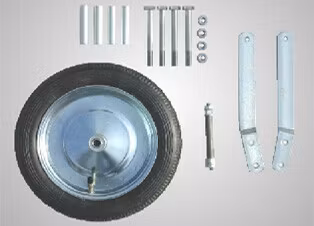 Glaser Adapter för att göra enhjulig hacka tvåhjulig.