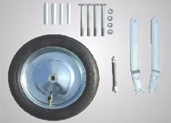 Glaser Adapter för att göra enhjulig hacka tvåhjulig.