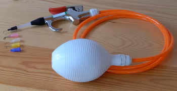 Såredskap / såmaskin med vakuum och 5 munstycken