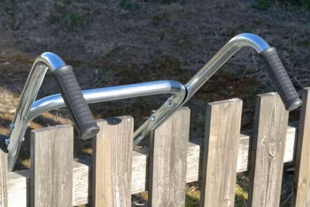 Glaser Handtag i stål BERG hjulhacka 2 st.