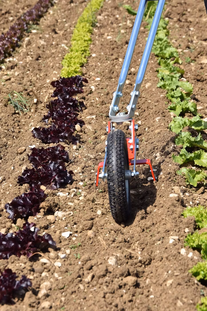 Glaser Svängled Enkelhjulig smal hjulhacka PICO att kunna gå bredvid raden.