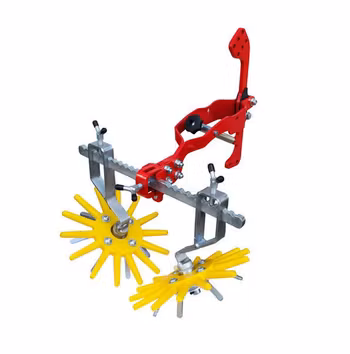 Fingerhjulsats inkl hållare ORANGE HJUL för sandjord