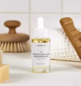 Rosemary Hair & Scalp Strengthening Oil, Næring til vækst og blødhed
