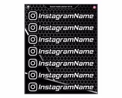 Instagram Aufklebersatz - XL - "Große Textgröße"