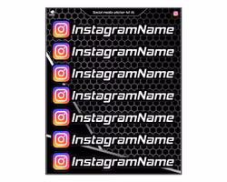 Instagram Sticker kit - XL - "Big size"