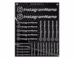 Instagram Sticker kit - XL "Mixed size"