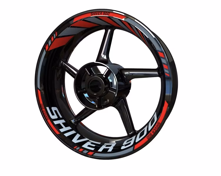 Shiver 900 Wheel Stickers - "Classic" - Black Week