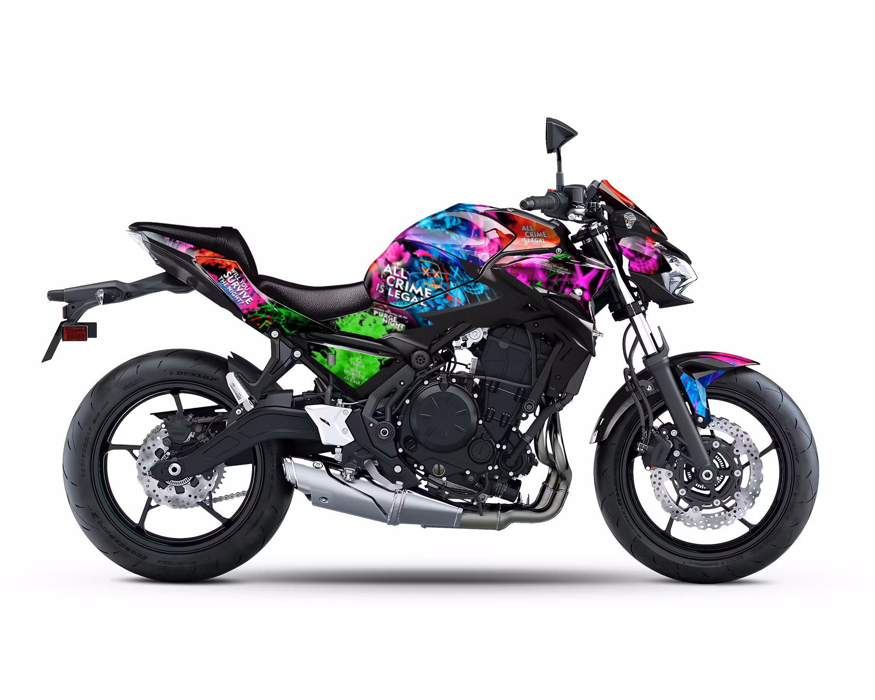 Purge Graphics - Fits Z650 - Black Week