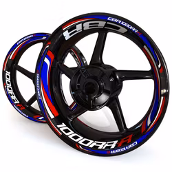 CBR1000RR-R Wheel Stickers - "Wave" - Black Week