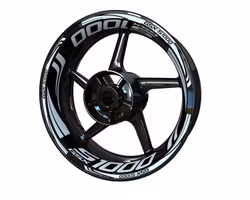 GSX-S1000 Wheel Stickers - "Wave" - Black Week