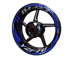 YZF-R1 Wheel Stickers - "Wave" - Black Week