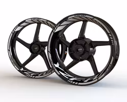YZF-R7 Wheel Stickers - "Classic" - Black Week