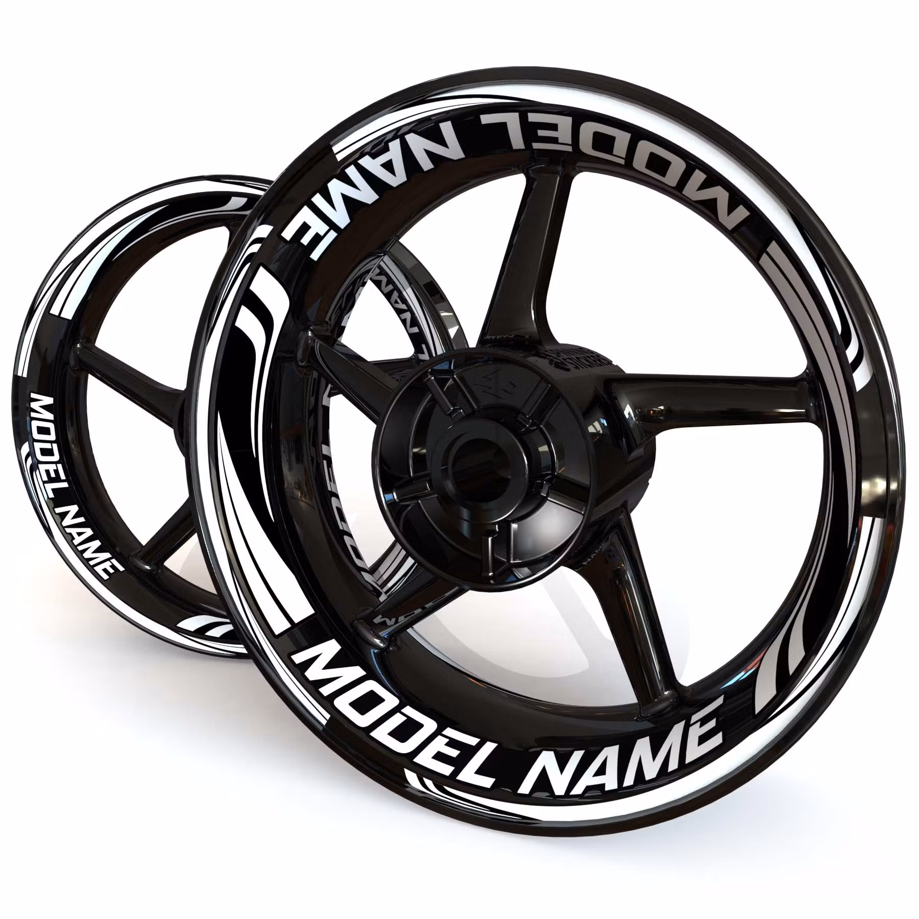 Kopia "Model Name" Wheel Stickers - "Wave"