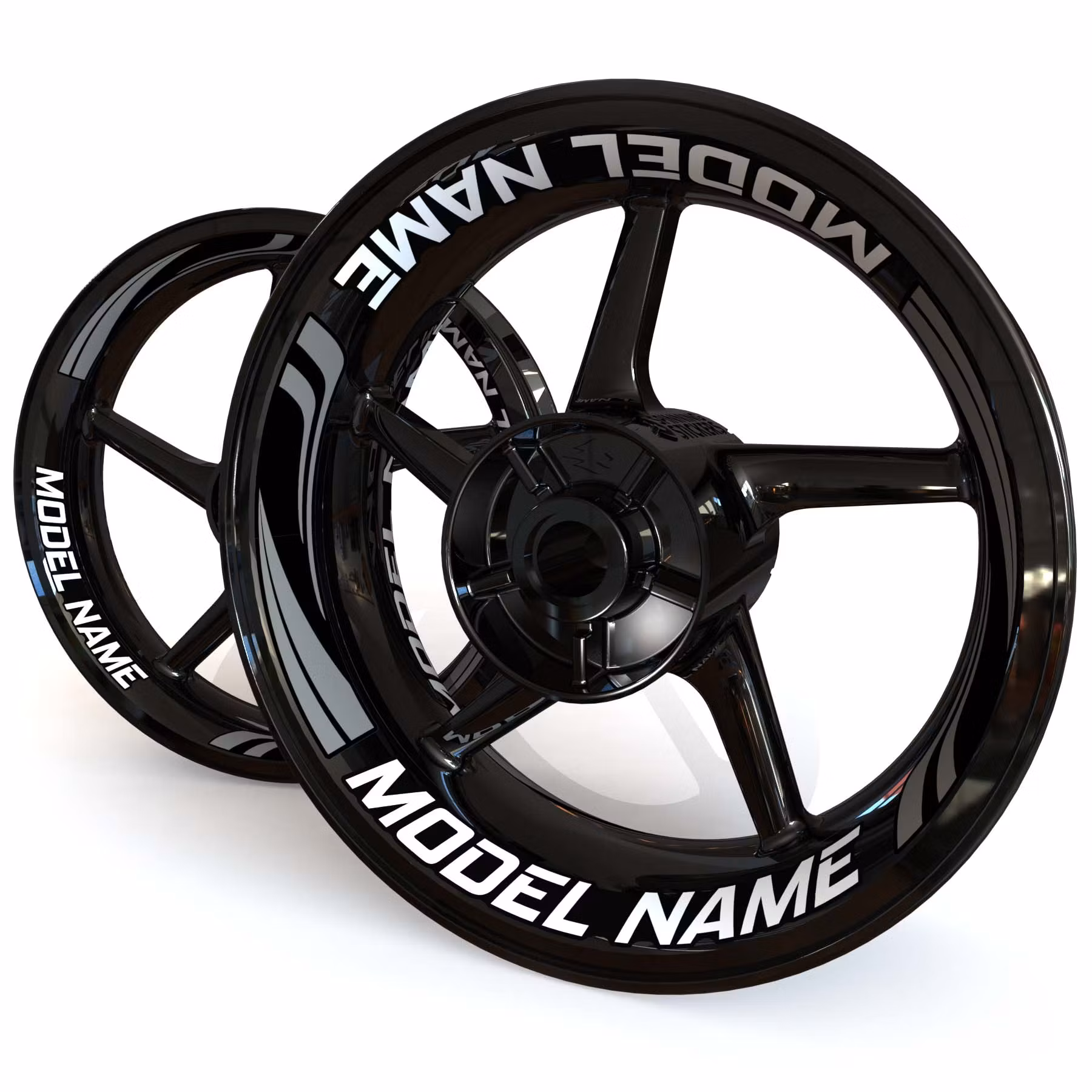 Kopia "Model Name" Wheel Stickers - "Wave"