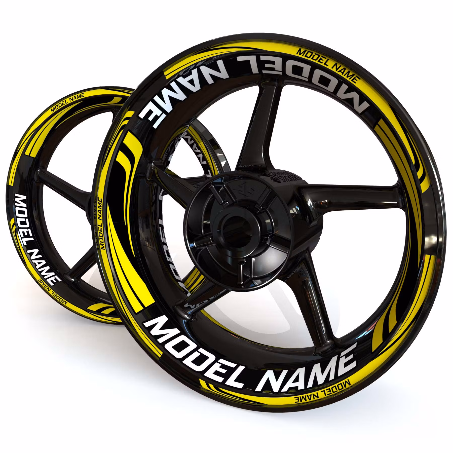 Kopia "Model Name" Wheel Stickers - "Wave"