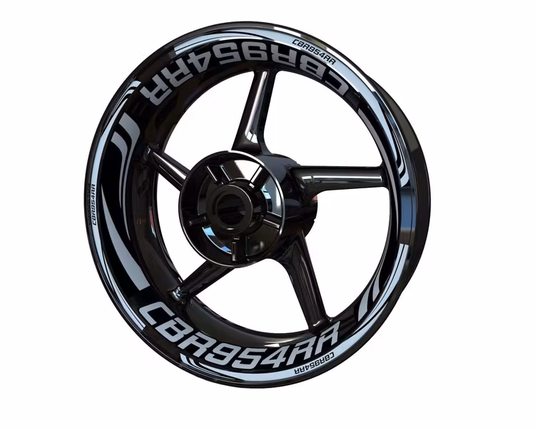 CBR954RR Wheel Stickers - "Wave"