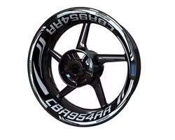 CBR954RR Wheel Stickers - "Wave"