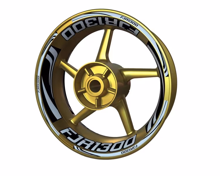 FJR1300 Felgenaufkleber - "Wave"