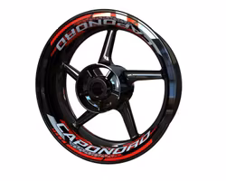 Caponord Wheel Stickers - "Torque"