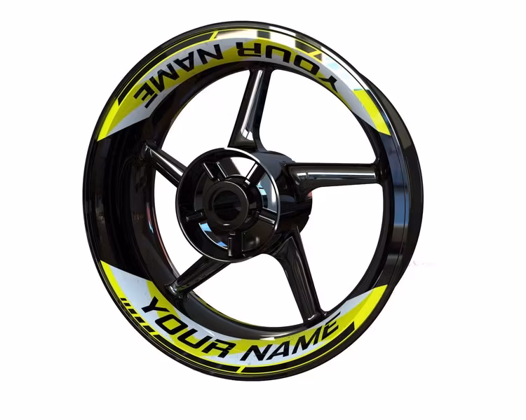 "Your Name" Wheel Stickers - "Grit"