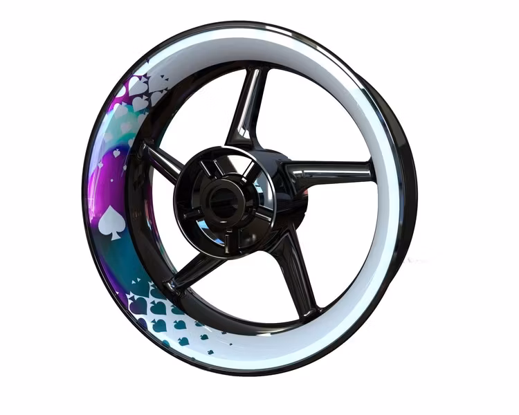 "Spades" - Adesivi per cerchioni