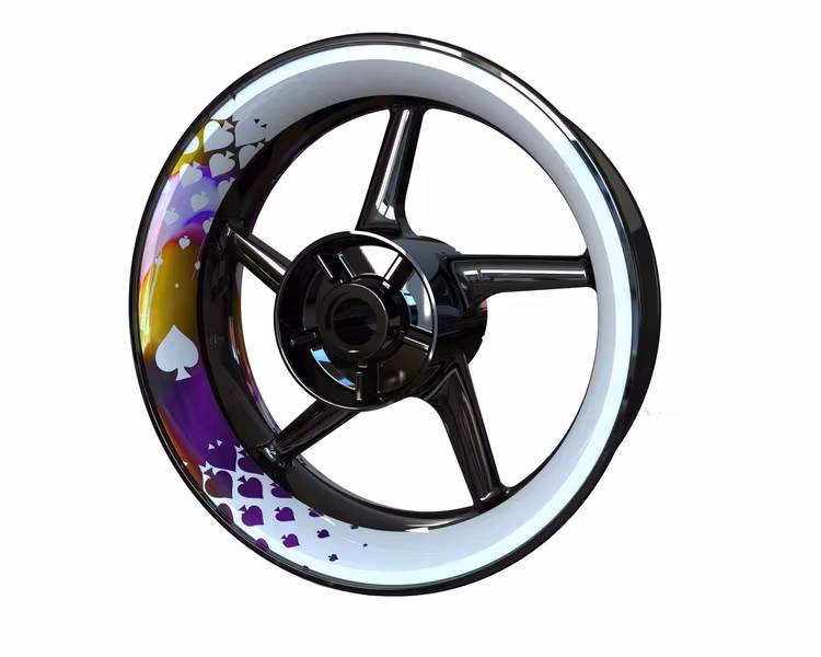 "Spades" - Adesivi per cerchioni