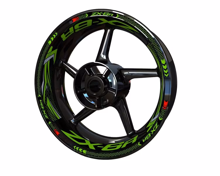 Wheel Stickers - Fits ZX-6R - 