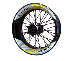701 Husky Wheel Stickers - "Velocity"