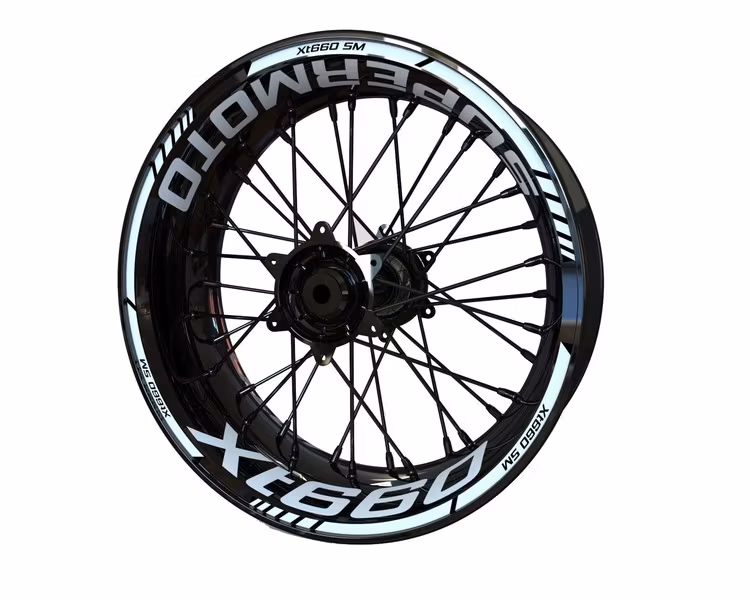 XT660 Rim Stickers - "Supermoto"
