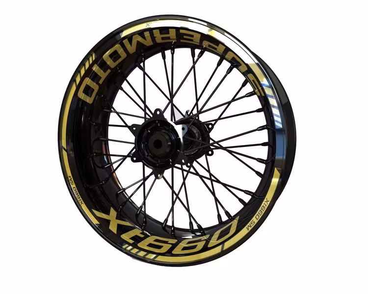 XT660 Rim Stickers - "Supermoto"