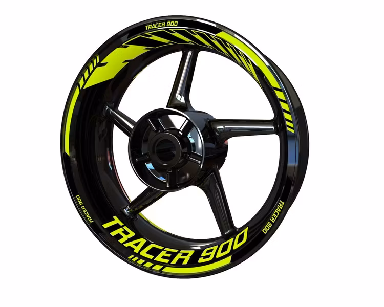 Labelbike – Adesivi Strisce Per Cerchi Ruote Moto – Kit Tuning Per YAMAHA TRACER 900 – Made In Italy