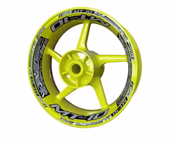 MT-10 Wheel Stickers - "Steel Stripes"