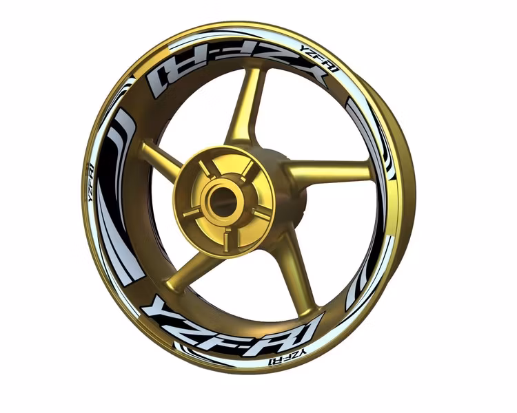 YZF-R1 Felgenaufkleber - "Wave"