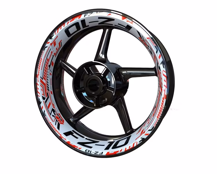 FZ10 Wheel Stickers - "Steel Stripes"