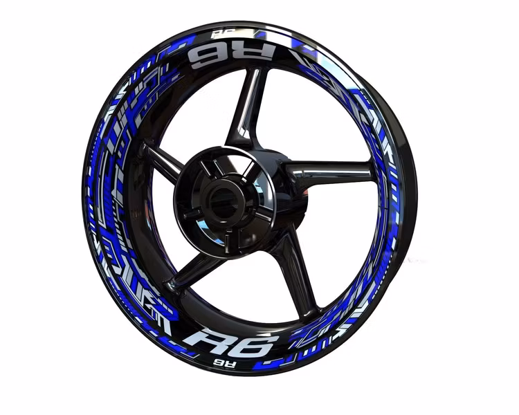 "R6" Velg Stickers - "Steel Stripes"