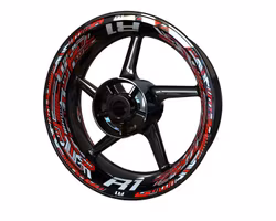 R1 Wheel Stickers - "Steel Stripes"