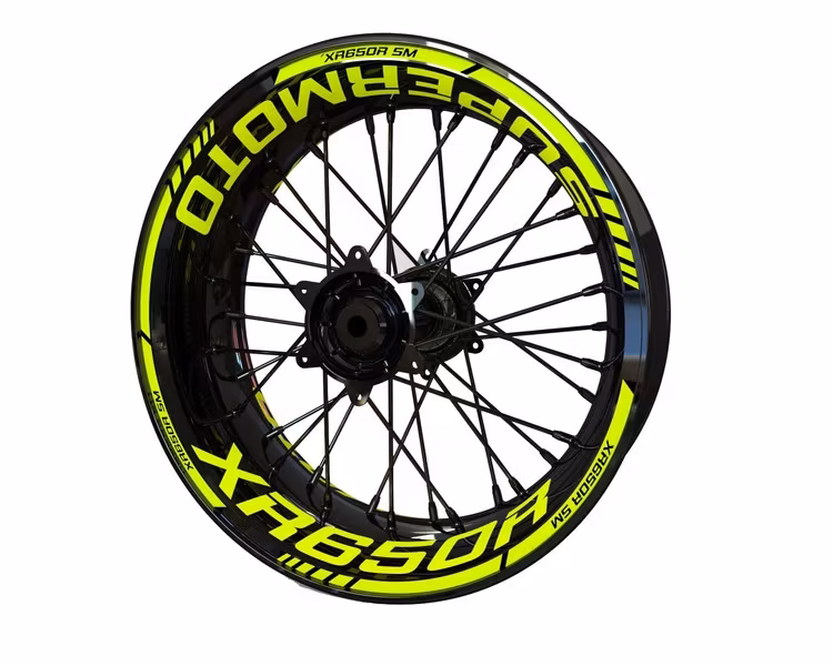 XR650R Felgenaufkleber - "Supermoto"