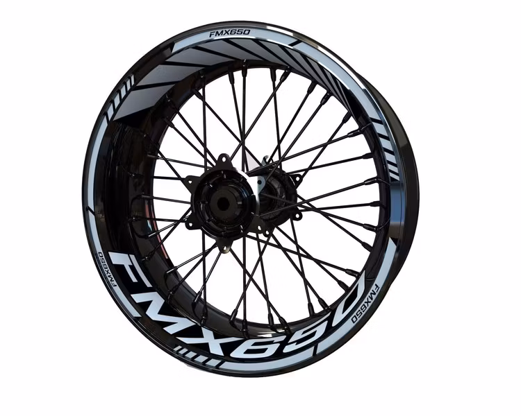 FMX650 Felgenaufkleber - "Classic"
